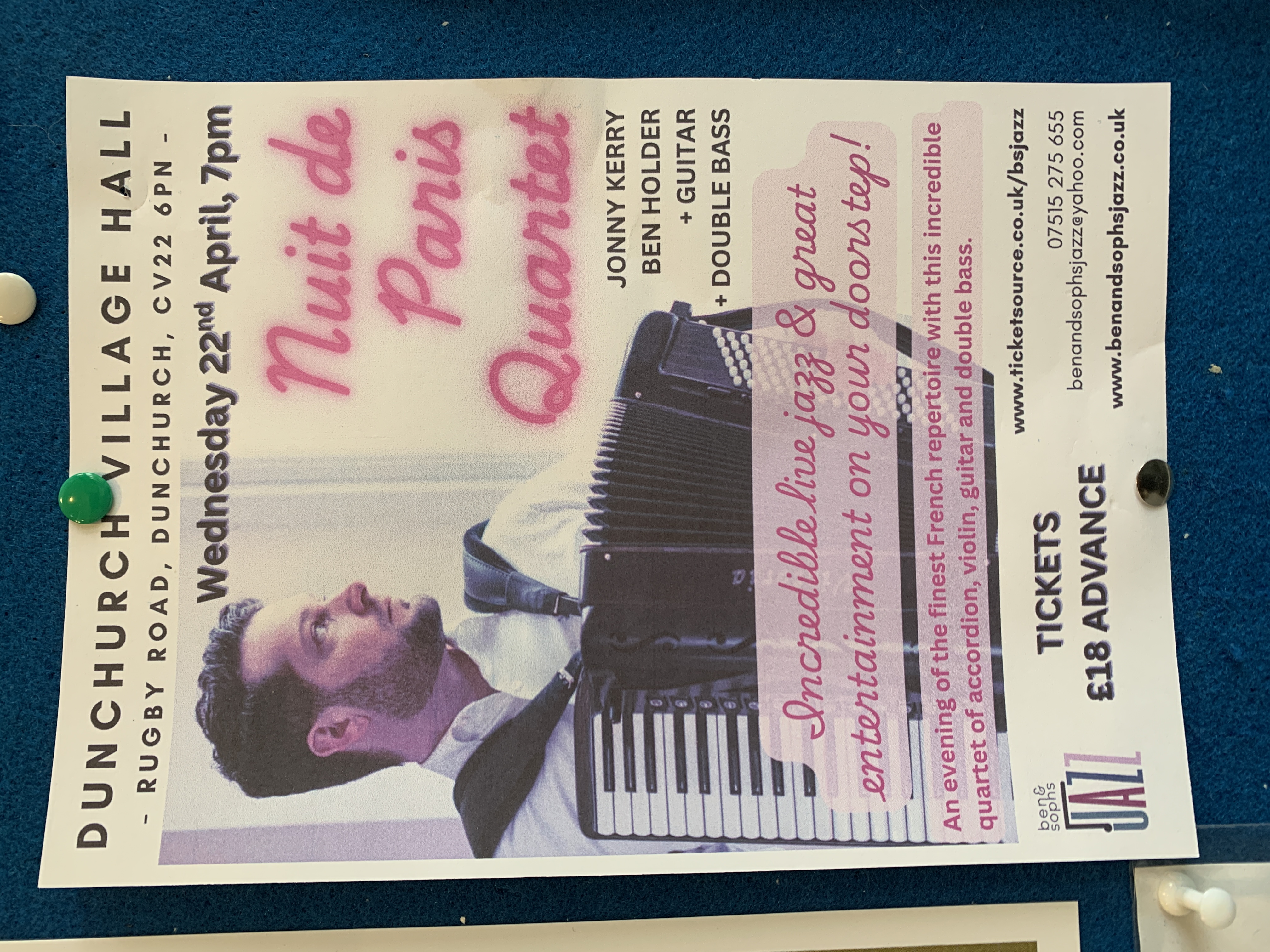 Ben Holder Jazz April 26